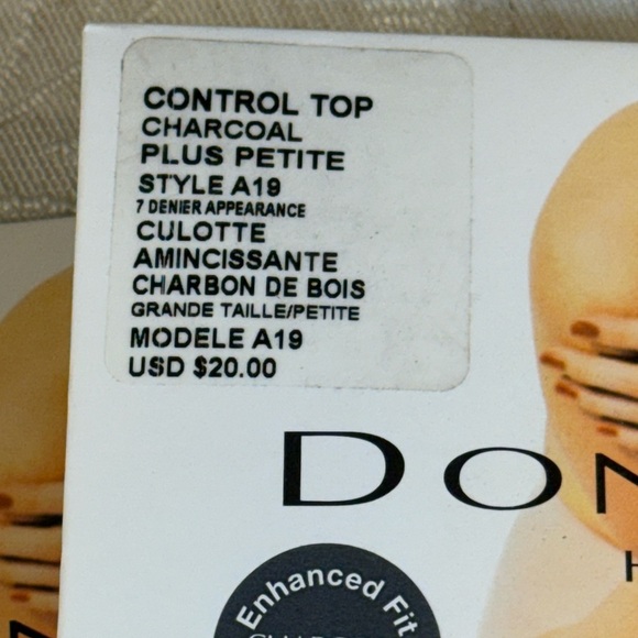 Donna Karan Dkny Control Top Charcoal Woman Plus Petite. Each sold separately. - Picture 2 of 6